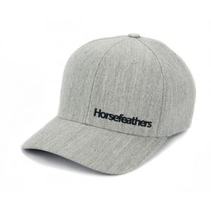 Horsefeathers BECKETT CAP Flexfit kšiltovka, šedá, velikost UNI