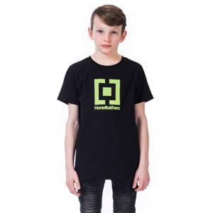 Horsefeathers BASE YOUTH Chlapecké tričko, černá, veľkosť L
