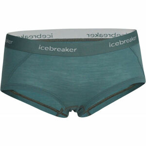 Icebreaker SPRITE HOT PANTS WMNS Dámské kalhotky, zelená, velikost XL