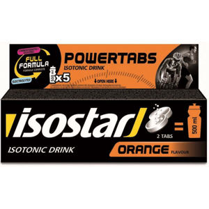 Isostar TABLETY BOX POWERTABS 120 G POMERANČ Rozpustný isotonický nápoj v tabletách, , velikost