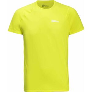 Jack Wolfskin PRELIGHT CHILL M Pánské tričko, žlutá, velikost