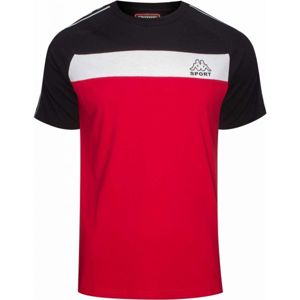 Kappa LOGO AIDO červená XL - Pánské triko