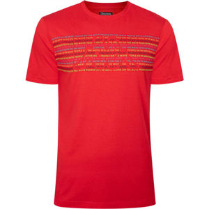 Kappa LOGO BOPER Pánské triko, Červená, velikost XL