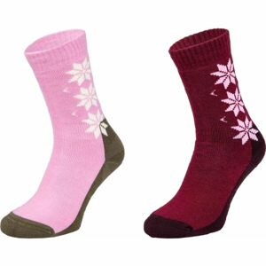 KARI TRAA WOOL SOCK 2PK  39-41 - Dámské vlněné ponožky