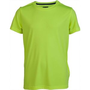 Kensis REDUS JNR Chlapecké sportovní triko, reflexní neon, velikost 128-134