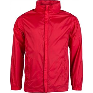 Kensis WINDY Pánská šusťáková bunda, červená, velikost L