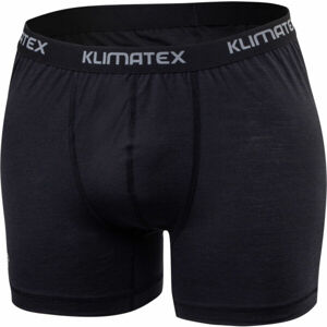 Klimatex SANT Pánské boxerky z merino vlny, černá, veľkosť S