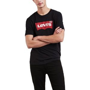 Levi's GRAPHIC SET-IN NECK Pánské tričko, černá, velikost M