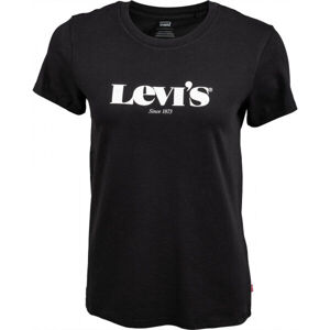 Levi's CORE THE PERFECT TEE Dámské tričko, Černá, velikost M