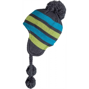 Lewro ADAM modrá 12-15 - Dětská pletená čepice