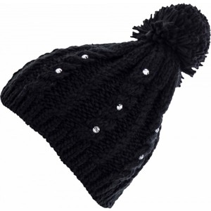 Lewro RITA černá 8-11 - Dívčí pletená čepice