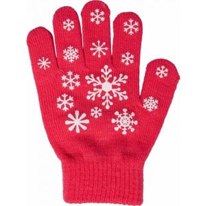 Lewro ANIFE růžová 8-13 - Dívčí pletené rukavice