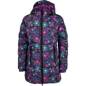 Lewro HALKA růžová 140-146 - Dívčí prošívaný kabát