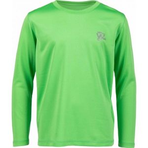 Lewro LOPEZO Chlapecké triko, Světle zelená,Stříbrná, velikost 152-158