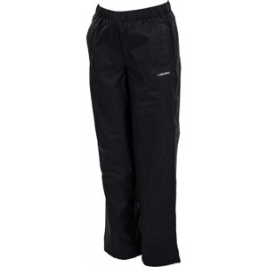 Lewro PANDA černá 116-122 - Dívčí šusťákové kalhoty