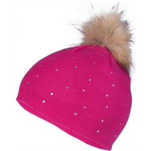 Lewro ROSA růžová 12-15 - Dívčí pletená čepice