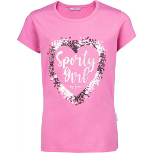 Lewro TESLIN Dívčí triko, růžová, veľkosť 140-146