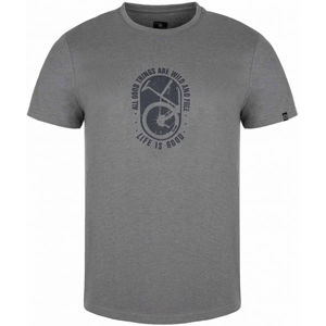 Loap BOFEL Pánské triko, šedá, velikost XL