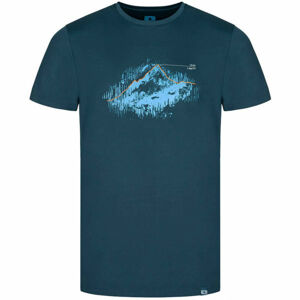 Loap MYLES Pánské technické triko, Modrá,Světle modrá, velikost XXL
