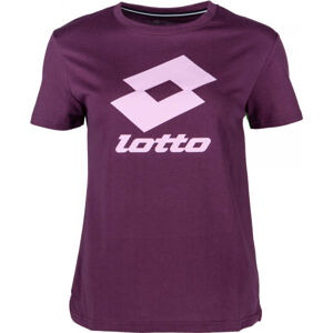 Lotto SMART W II TEE JS Dámské tričko, Vínová,Růžová, velikost S