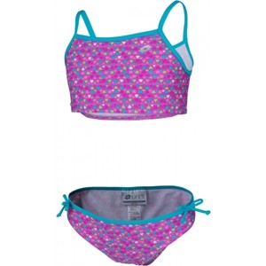 Lotto LYRA fialová 152-158 - Dívčí dvoudílné plavky