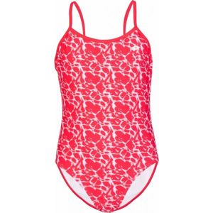 Lotto VILA Dívčí jednodílné plavky, Červená,Bílá, velikost 116-122