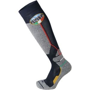 Mico WEIGHT OFFICIAL ITA SKI SOCKS JR Dětské lyžařské ponožky, šedá, velikost 33-35