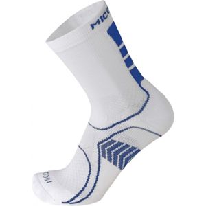Mico LIG WEIGHT MID BIKE modrá L - Funkční cyklistické ponožky
