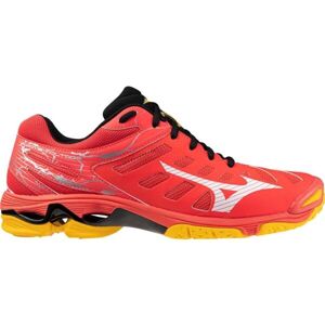 Mizuno WAVE VOLTAGE Pánská volejbalová obuv, červená, veľkosť 43