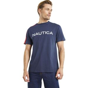 NAUTICA HECKMOND Pánské triko, tmavě modrá, velikost