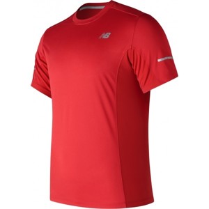 New Balance MT73916REP červená S - Pánské sportovní triko