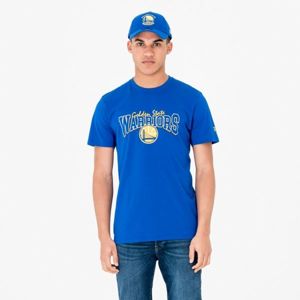 New Era NE NBA GOLDEN WARRIOR modrá L - Pánské triko
