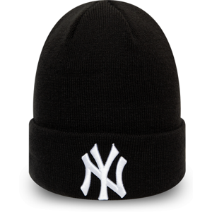 New Era MLB LEAGUE ESSENTIAL CUFF KNIT NEW YORK YANKEES černá UNI - Unisex zimní čepice
