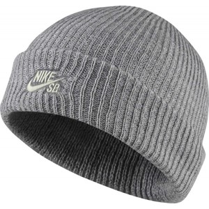 Nike SB FISHERMAN BEANIE tmavě šedá  - Pletená čepice