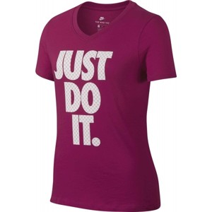 Nike G NSW TEE SS BREATHE JDI fialová M - Dívčí triko