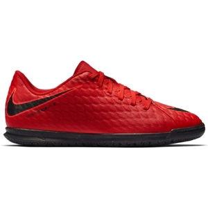 Nike HYPERVENOMX PHADE III IC JR červená 4.5Y - Dětská fotbalová obuv
