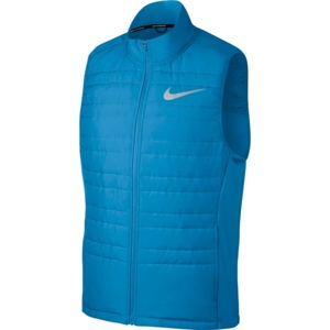 Nike FILLED ESSENTIAL VEST modrá M - Pánská běžecká vesta