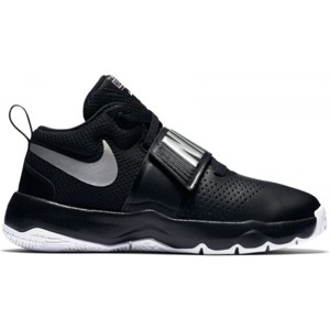 Nike TEAM HUSTLE D 8 GS Dětská basketbalová obuv, černá, velikost 38