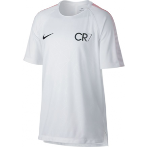 Nike DRY SQUAD TOP CR7 bílá L - Chlapecké fotbalové tričko