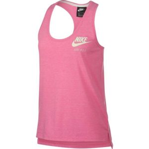 Nike NSW GYM VNTG TANK růžová XL - Dámské tílko