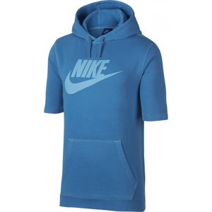 Nike SPORTSWEAR HOODIE PO FT WASH modrá M - Pánská mikina