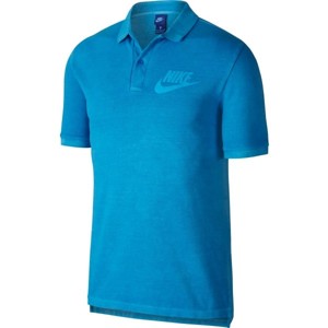 Nike POLO PQ WASH HBR modrá L - Pánské polo triko