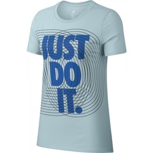 Nike TEE CREW JDI W modrá S - Dámské tričko