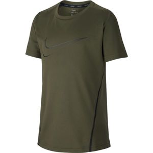 Nike NK DRY TOP SS tmavě zelená L - Chlapecké sportovní triko