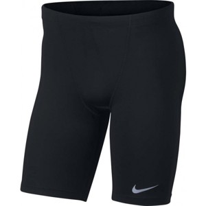Nike FAST TIGHT HALF černá S - Pánské krátké běžecké elasťáky