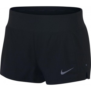 Nike ECLIPSE 3IN SHORT W Dámské běžecké šortky, černá, velikost M