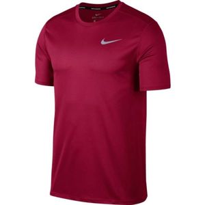 Nike RUN TOP SS červená M - Pánské běžecké triko