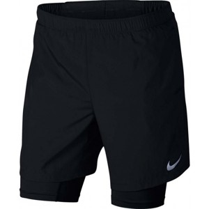 Nike CHALLENGER 2IN1 SHORT černá L - Pánské běžecké kraťasy