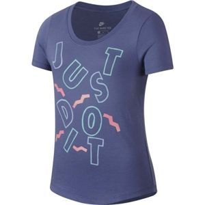 Nike SPORTSWEAR TEE POOL PARTY JDI tmavě modrá S - Dívčí triko