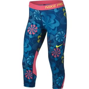 Nike NP CAPRI AOP1 modrá S - Dívčí sportovní legíny